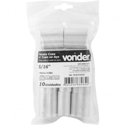 Prensa Cabo P/ Cabos De Aço De 5/16'' 10pçs
