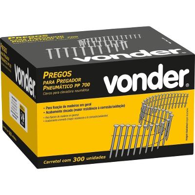 Prego Anelado 64Mm Carretel 300pçs Para Pp 700