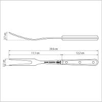 Garfo Trinchante Tramontina Century Com Lâmina Em Aço Inox E Cabo Em Policarbonato Tramontina - 7