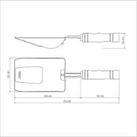 Pá Para Cinzas Tramontina Churrasco Com Lâmina Em Aço Inox E Cabo De Madeira Tramontina - 2
