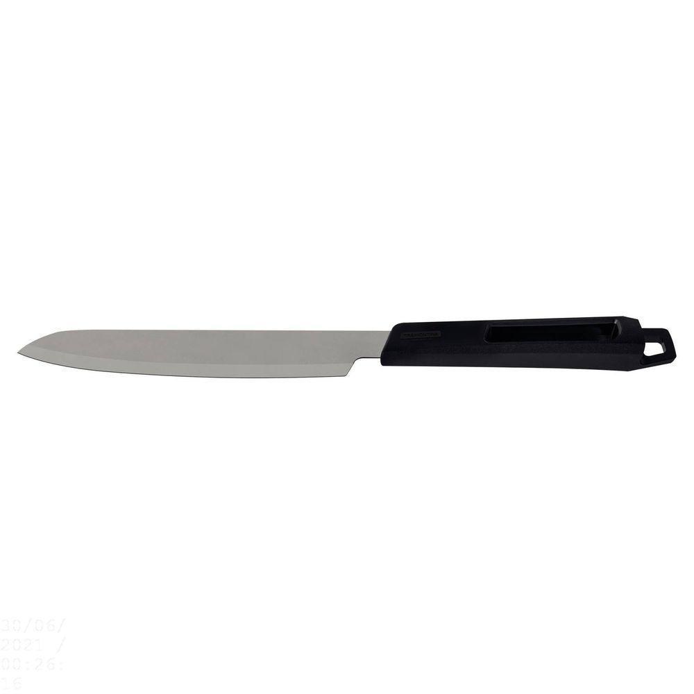Faca Trinchante Churrasco Black Com Lâmina Em Aço Inox E Cabo De Polipropileno Preto 8" - 9