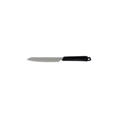 Faca Trinchante Churrasco Black Com Lâmina Em Aço Inox E Cabo De Polipropileno Preto 8"