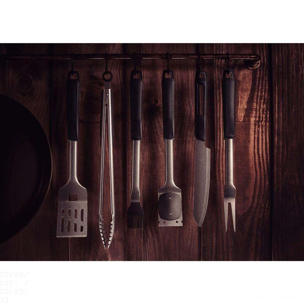 Pincel Churrasco Black Com Cerdas Em Silicone Estrutura Em Aço Inox E Cabo De Polipropile - 5