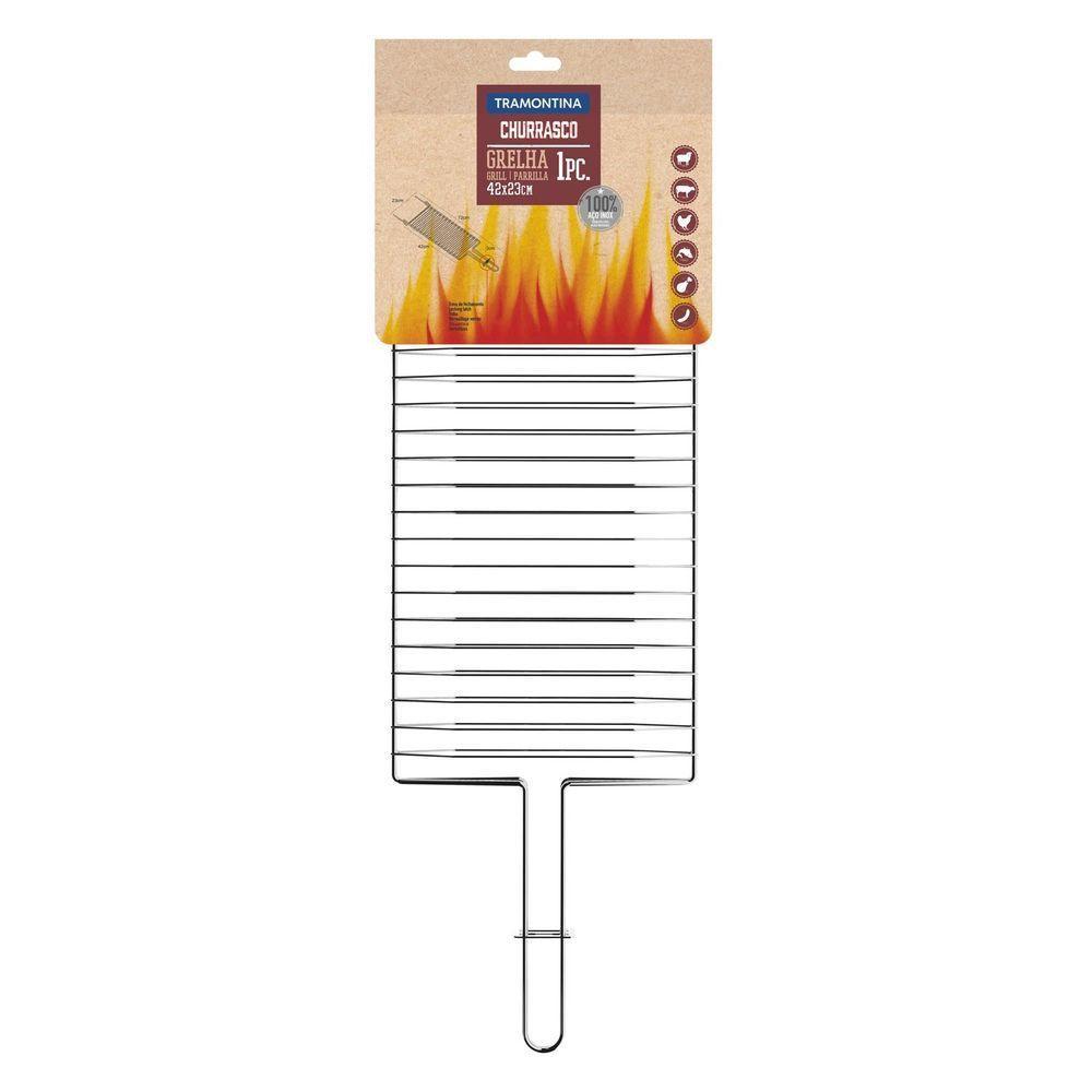 Grelha Tramontina Churrasco Em Aço Inox 72,5 X 22,5 Cm Tramontina - 3