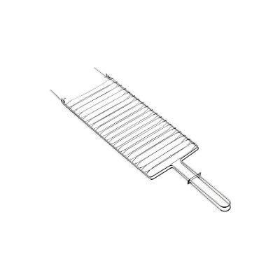 Grelha Tramontina Churrasco Em Aço Inox 31x18 Cm Tramontina
