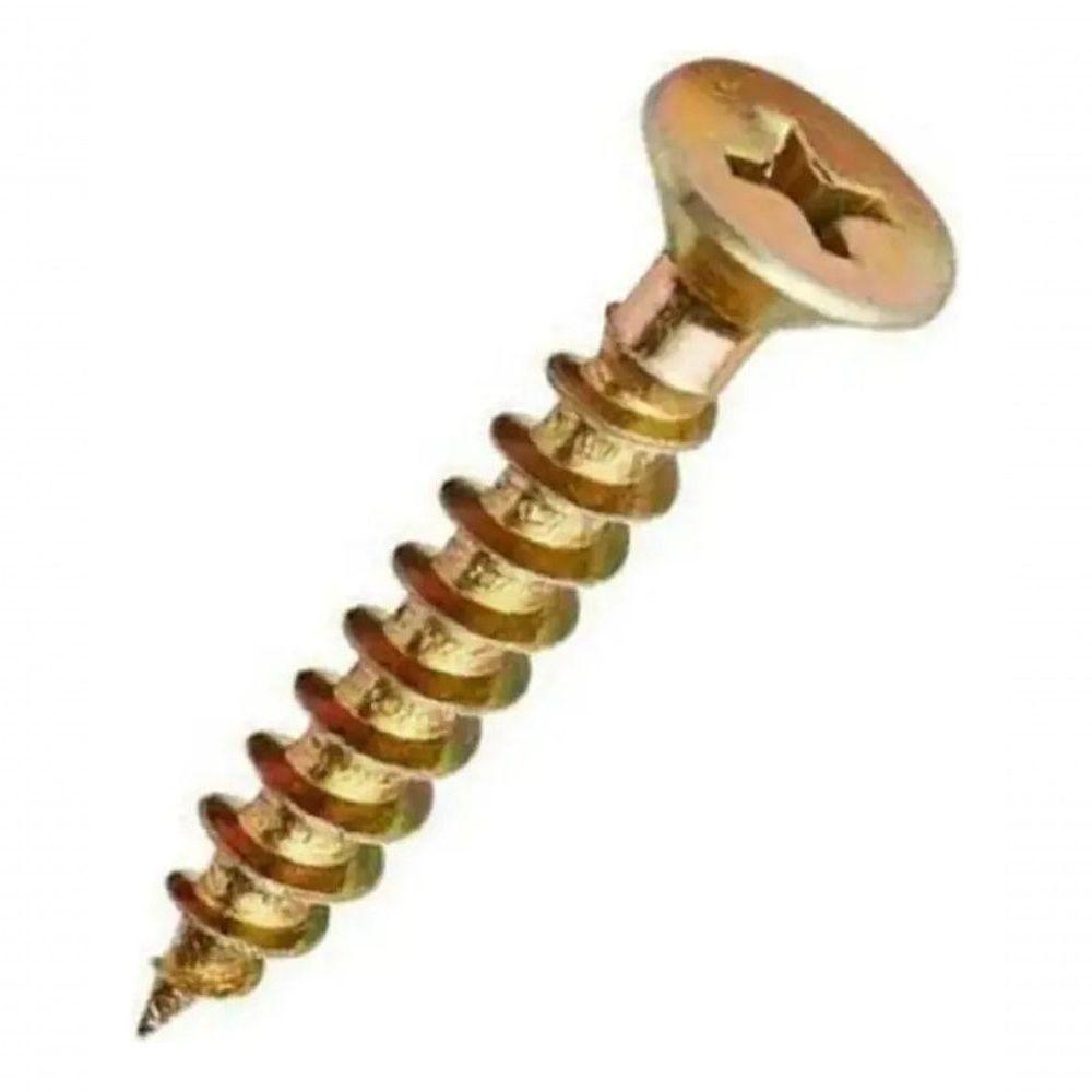 Parafuso Chipboard 5,0x60 Cabeça Chata Ch. Phillips 600un. - 1