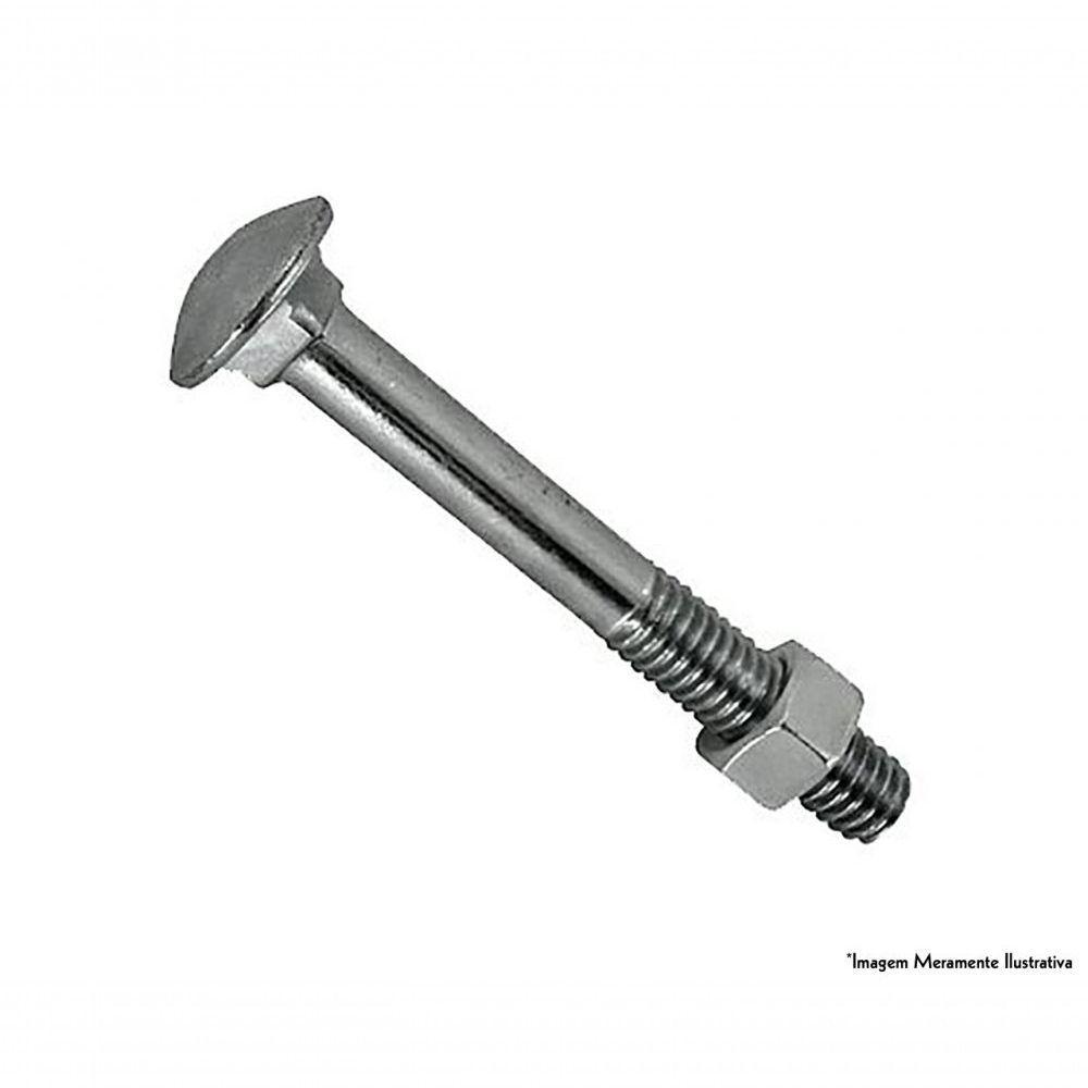 Parafuso Frances Zinc C/porca B 1/4equot;x3.1/2equot; 100p - 1