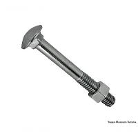 Parafuso Frances Zinc C/porca C 5/16equot;x4equot; 100p - 1