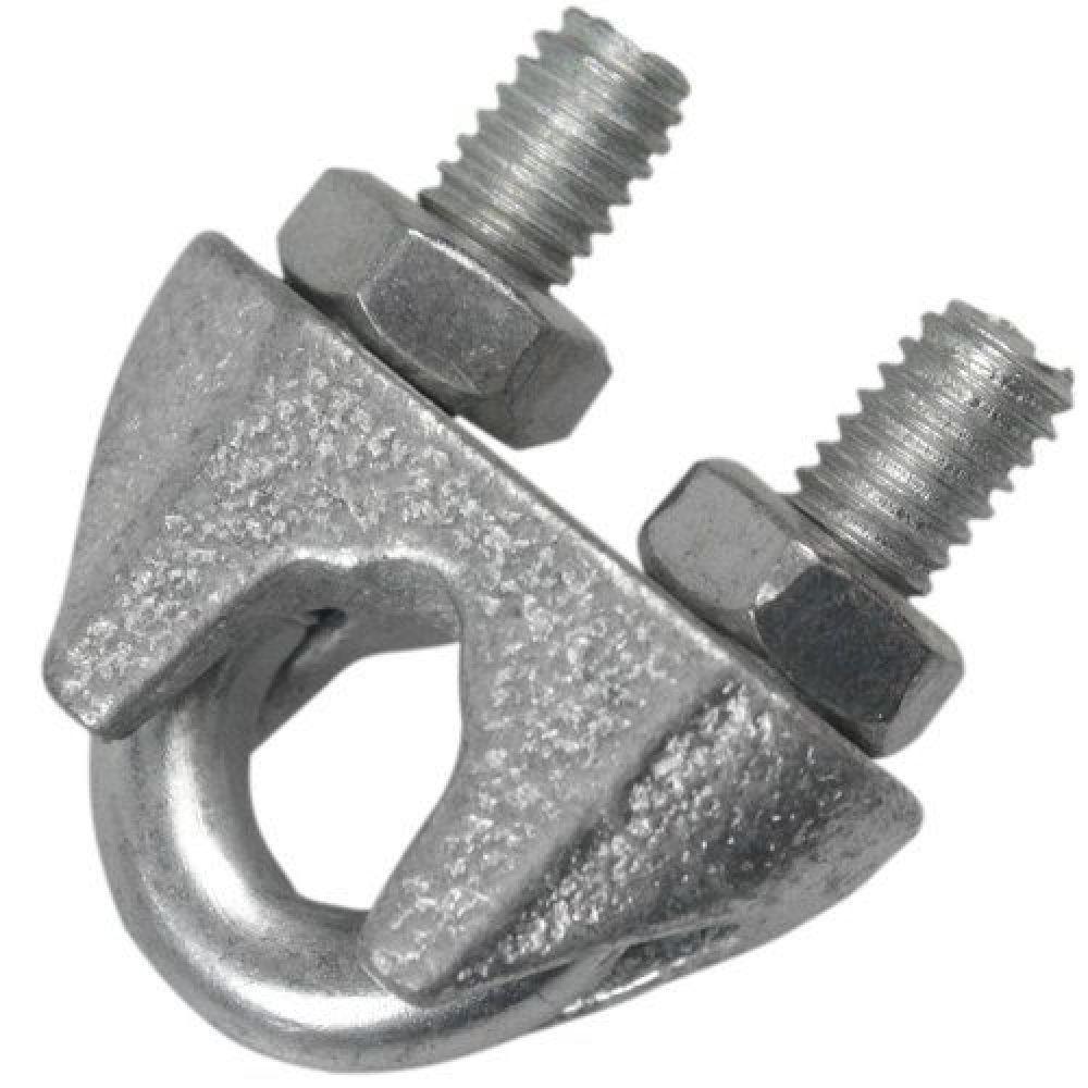 Grampo Cabo de Aço Leve Starfer 16mm 5/8 10 Unid. - 2