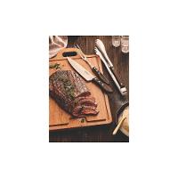 Jogo Para Churrasco Tramontina Em Aço Inox Com Cabo Castanho Polywood 3 Peças Tramontina - 2