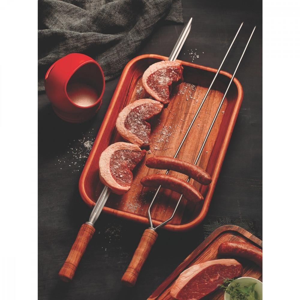 Espeto Para Churrasco Com Lâmina Inox 65 Cm - 6