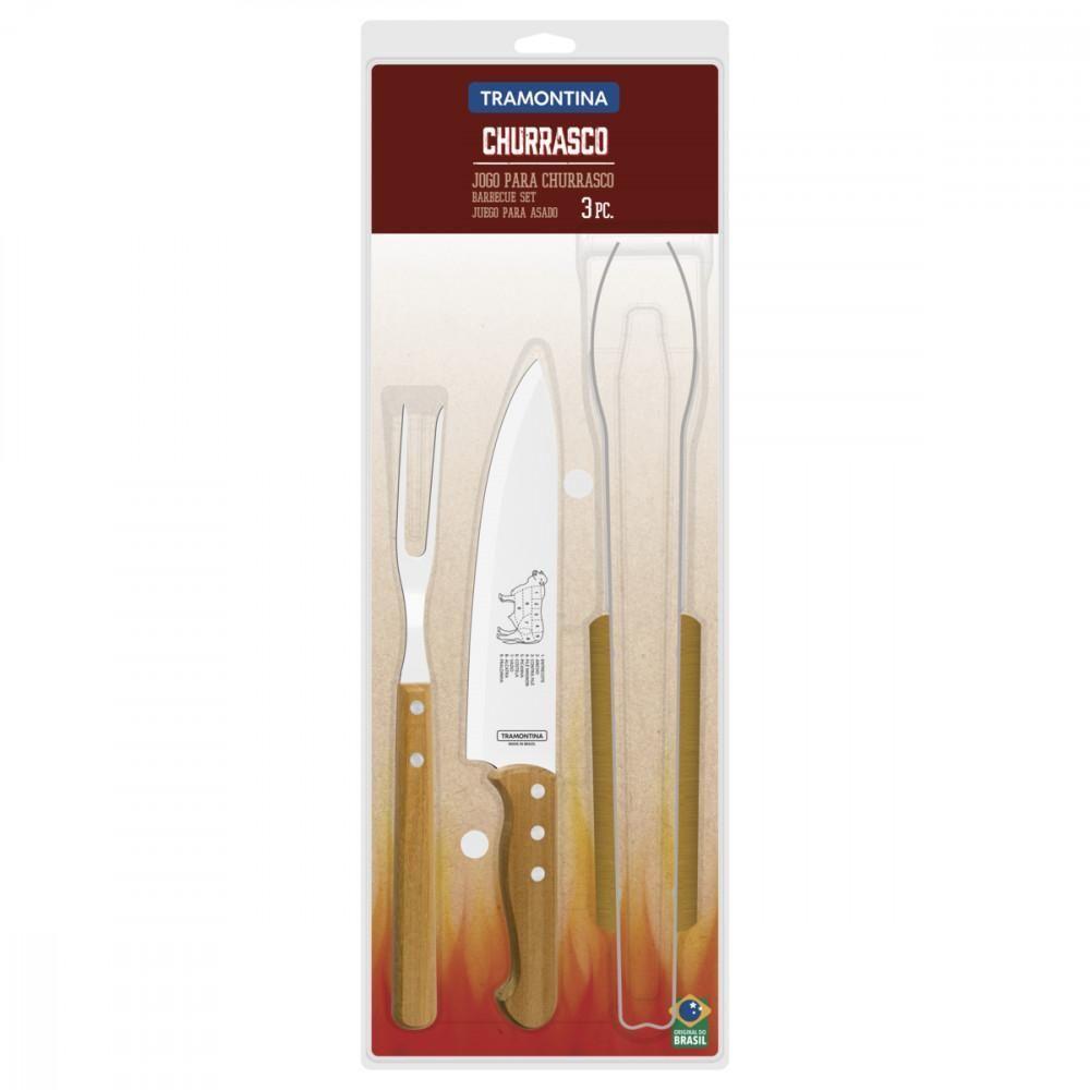 Jogo Para Churrasco Tramontina Natural 3 Peças - 2