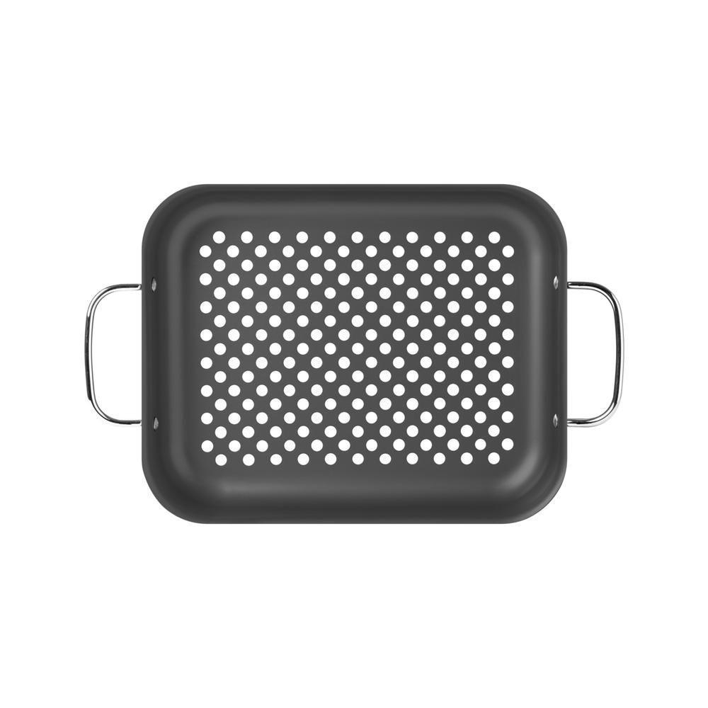 Grelha Retangular Churrasco em Alumínio Anodizado 28 Cm - 5