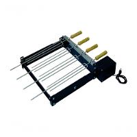 Kit Giratório Baixo Para Churrasqueira Com 06 Espetos Bivolt - 1