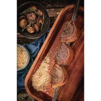 Espeto Para Churrasco Tramontina Com Lâmina Em Aço Inox E Cabo De Madeira 65 Cm Tramontina