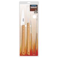 Kit Para Churrasco Tramontina Em Aço Inox E Madeira Com Pegador 3 Peças Tramontina - 2