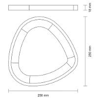 Bandeja Organica Churrasco Em Madeira Teca Fsc Com Acabamento Em óleo Mineral 25x25 Cm - 2
