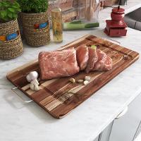 Tábua De Madeira Teca Com Alça Para Churrasco - Stolf - 5