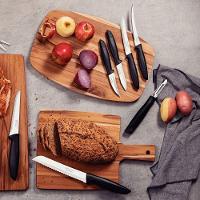 Jogo De Facas Plenus Com Lâminas Em Aço Inox E Cabos Preto 10 Peças - Tramontina 23498065 - 3