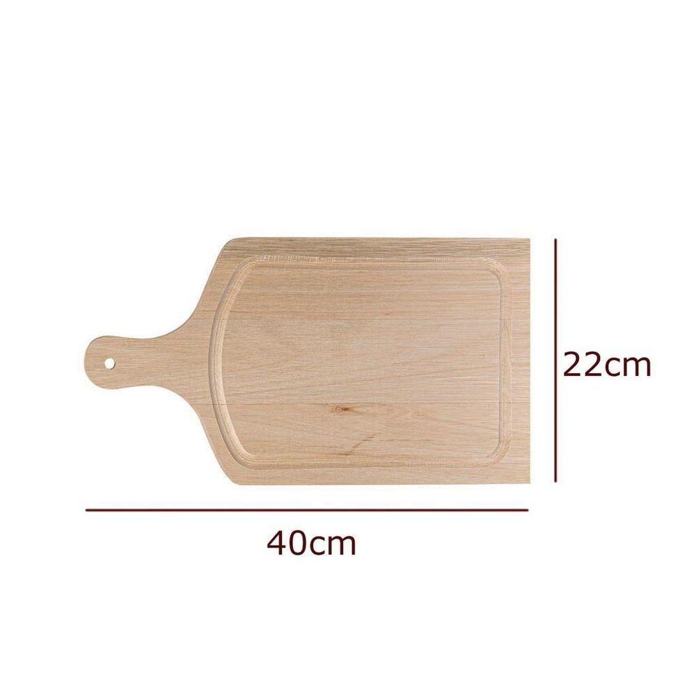 Tábua De Madeira Para Churrasco Com Cabo - Stolf - 4