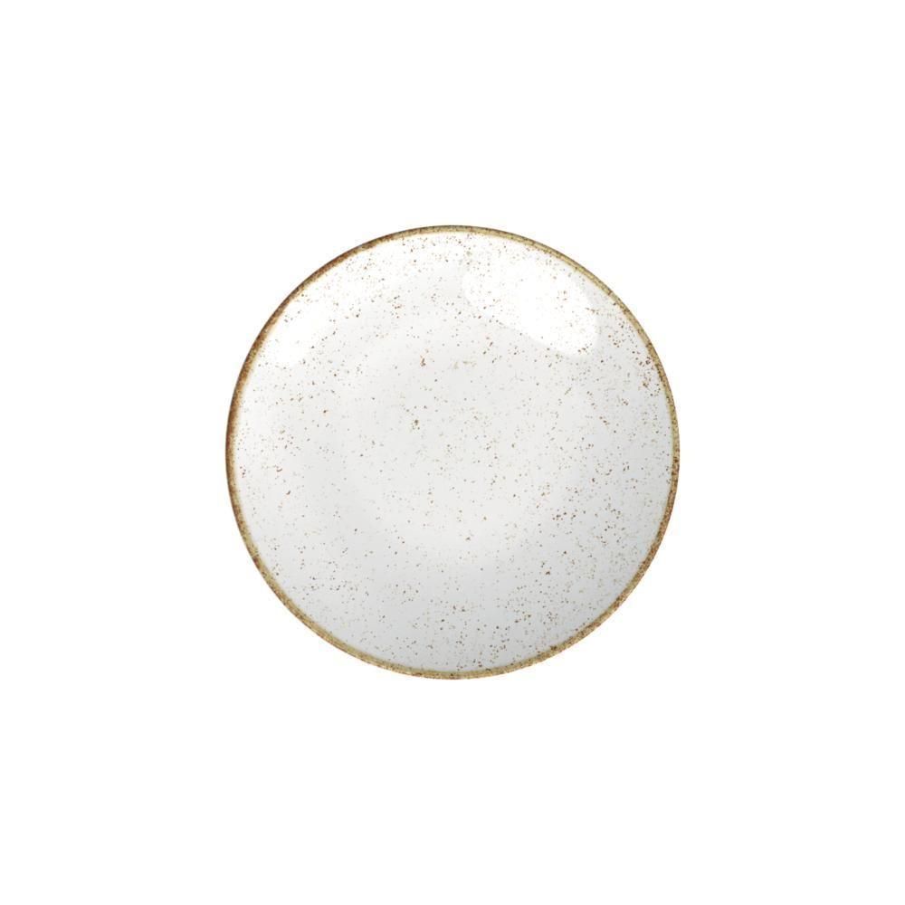 Prato Sobremesa Tramontina Rústico Marrom Em Porcelana 21 Cm - 2