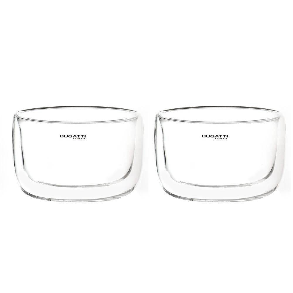 Conjunto 2 Tigelas Parede Dupla Sobremesa Sopa 300ml Bugatti - 1