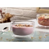 Conjunto 2 Tigelas Parede Dupla Sobremesa Sopa 300ml Bugatti