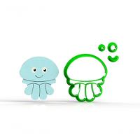 Cortador Fundo Do Mar - Agua Viva Tamanho 7 Cm - 1