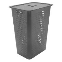 Cesto De Roupa Chumbo 47 L Com Tampa 41 X 31 X 55 Cm