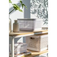 Cesto De Roupa Grid Chumbo 49 L Com Tampa 38 X 28 X 55,2 Cm - 2