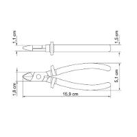 Alicate Corte Diagonal Isolado 6" - Tramontina - 2