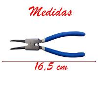 Alicate Para Anéis Externos Bico Curvo 7 Polegadas Danmi®
