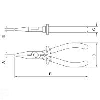 Alicate Bico Chato Isolado 1.000 V 6'' Tramontina Pro Tramontina - 3