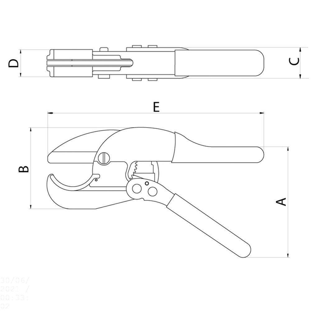 Corta-tubos Pvc 42 Mm Tramontina Pro Tramontina - 7