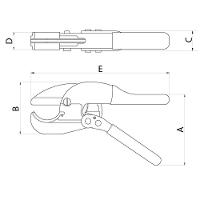 Corta-tubos Pvc 42 Mm Tramontina Pro Tramontina - 3