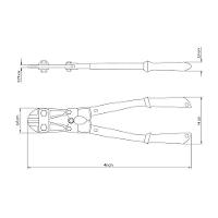 Corta-vergalhão 18" Tramontina Em Aço Com Cabo Tubular Tramontina - 2