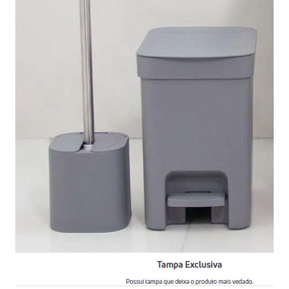 Escova Vaso Sanitario Ou Dual Ss900 Preta - 3