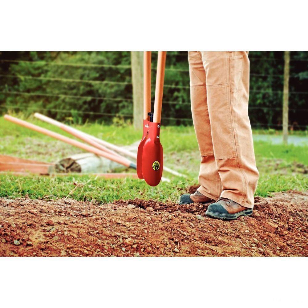 Cavadeira Articulada Metálica Tramontina Com Cabos De Madeira 120 Cm E Batente Plástico Tramontina - 2