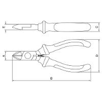 Alicate Para Eletrônica Corte Diagonal 4'' Tramontina Pro Tramontina - 2