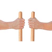 Cavadeira Articulada Metálica Tramontina Com Cabos De Madeira 120 Cm E Batente Plástico Tramontina