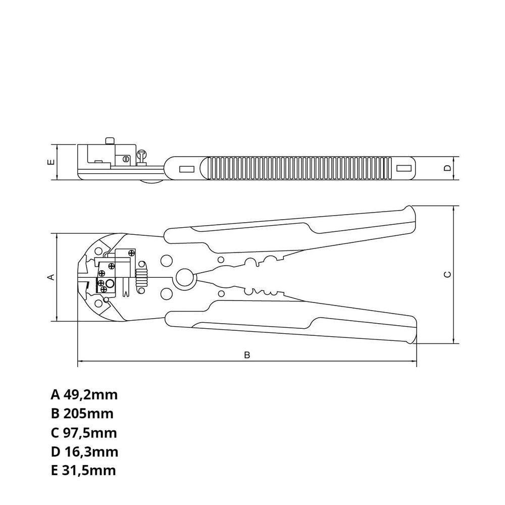 Alicate Desencapador De Fios Automático 8'' Tramontina Pro - 4