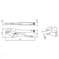 Alicate De Pressão Mordente Reto 10" Tramontina Pro Tramontina - 3