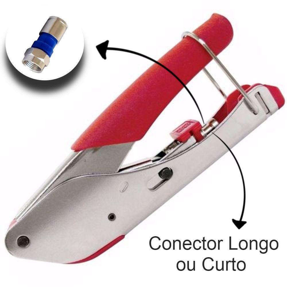 Alicate Compressão Rg6 Rg59 Reforçado - Gc - 2