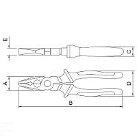 Alicate Universal Isolado 1.000 V 8" Tramontina Pro Tramontina - 3