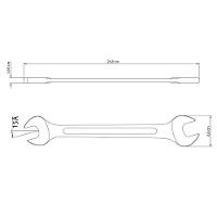 Chave Fixa 27x32 Mm Tramontina Basic Com Corpo Em Aço Especial Cromado Tramontina - 2