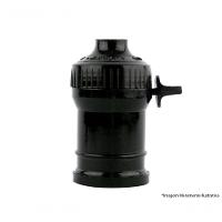 Soquete Pendente C/Chave Termoplast Preto 43.05T C/10Pcs - 1