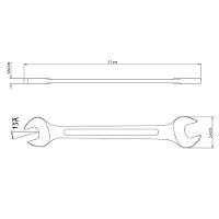 Chave Fixa 14x15 Mm Tramontina Basic Com Corpo Em Aço Especial Cromado Tramontina - 2