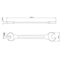Chave Fixa 30x32 Mm Tramontina Basic Com Corpo Em Aço Especial Cromado Tramontina - 3