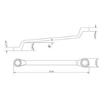 Chave Estrela 16x17 Mm Tramontina Com Corpo Em Aço Especial Cromado Tramontina - 2