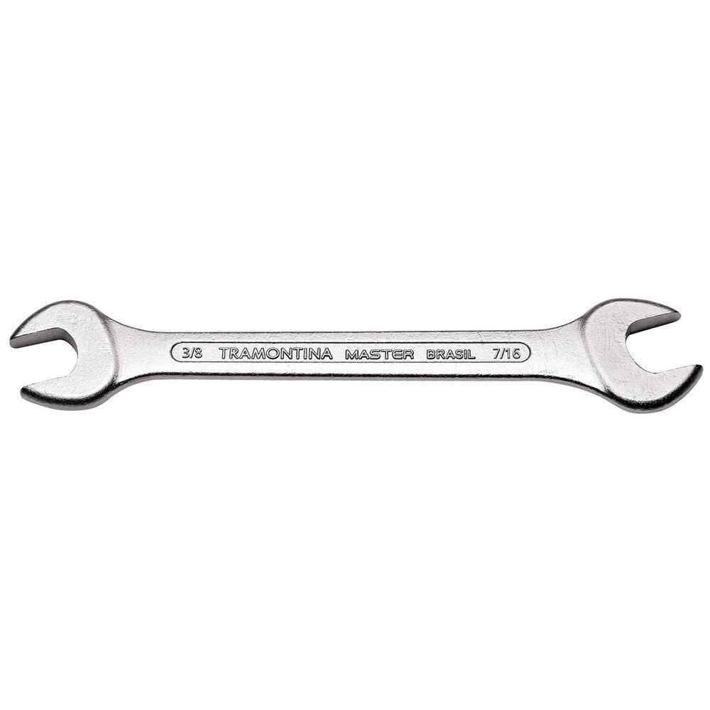 Chave Fixa 3/8x7/16" Tramontina Com Corpo Em Aço Especial Cromado Tramontina - 1